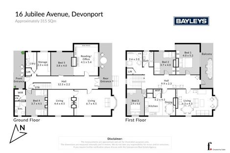 Photo of property in 16 Jubilee Avenue, Devonport, Auckland, 0624