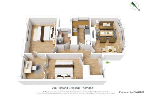 Photo of property in 20e Portland Crescent, Thorndon, Wellington, 6011