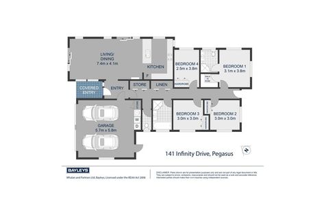 Photo of property in 141 Infinity Drive, Pegasus, 7612