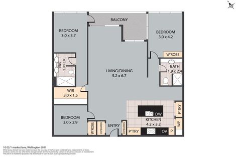 Photo of property in 1002/1 Market Lane, Wellington Central, Wellington, 6011