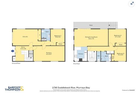 Photo of property in 1/36 Saddleback Rise, Murrays Bay, Auckland, 0630