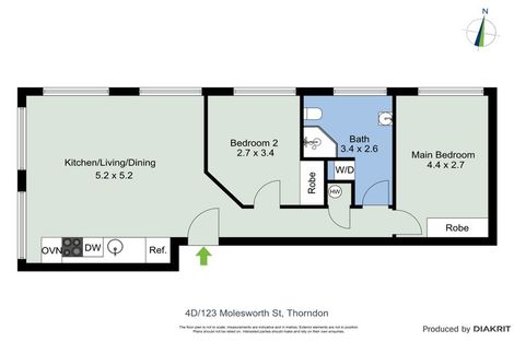 Photo of property in 4d/123 Molesworth Street, Thorndon, Wellington, 6011