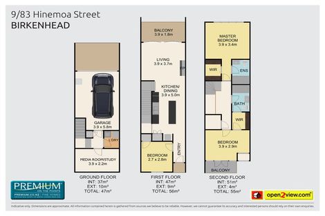 Photo of property in 9/83 Hinemoa Street, Birkenhead, Auckland, 0626