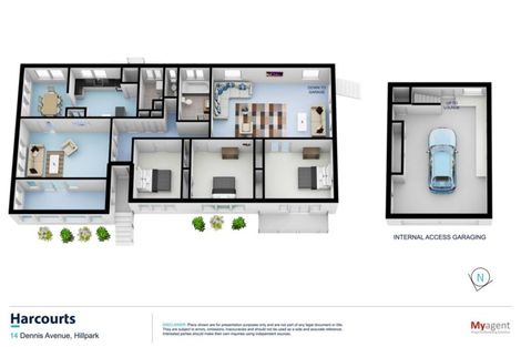 Photo of property in 14 Dennis Avenue, Hillpark, Auckland, 2102