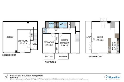 Photo of property in 15 San Sebastian Road, Kelburn, Wellington, 6012
