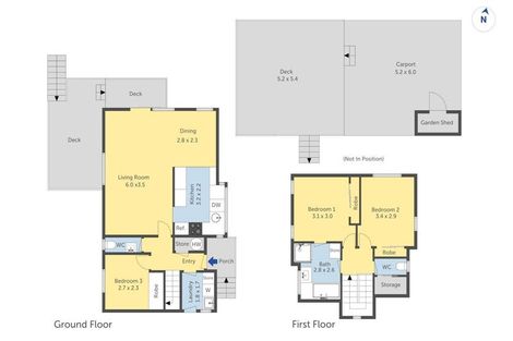 Photo of property in 2/16 Waratah Street, Birkenhead, Auckland, 0626