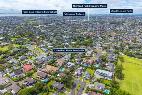 Photo of property in 22 Andrea Place, Sunnyhills, Auckland, 2010