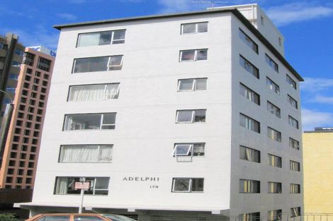 Photo of property in Adelphi Apartments, 179 The Terrace, Wellington Central, Wellington, 6011