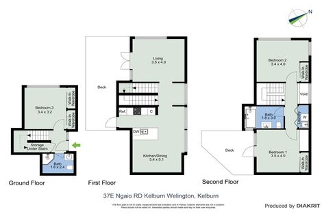 Photo of property in 37e Ngaio Road, Kelburn, Wellington, 6012