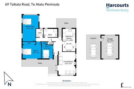 Photo of property in 69 Taikata Road, Te Atatu Peninsula, Auckland, 0610