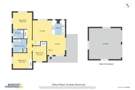 Photo of property in 1 Rixon Place, Te Atatu Peninsula, Auckland, 0610