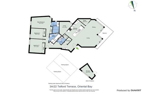 Photo of property in Alto Apartments, 3a/22 Telford Terrace, Oriental Bay, Wellington, 6011