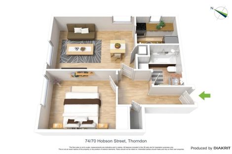 Photo of property in Hobson Court Flats, 74/70 Hobson Street, Thorndon, Wellington, 6011