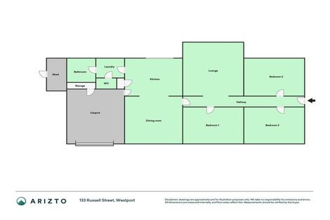 Photo of property in 133 Russell Street, Westport, 7825