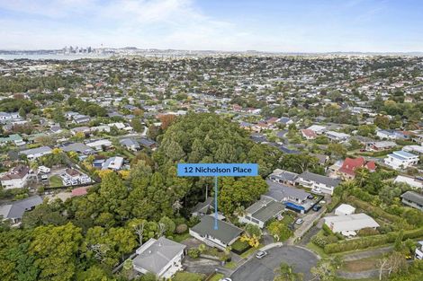 Photo of property in 12 Nicholson Place, Hillcrest, Auckland, 0627
