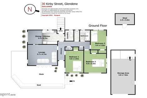 Photo of property in 30 Kirby Street, Glendene, Auckland, 0602