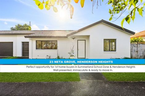 Photo of property in 4/17 Neta Grove, Henderson, Auckland, 0612