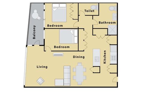 Photo of property in Chews Lane Apartments, 12f/9 Chews Lane, Wellington Central, Wellington, 6011