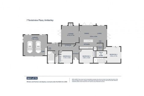 Photo of property in 7 Teviotview Place, Amberley, 7410