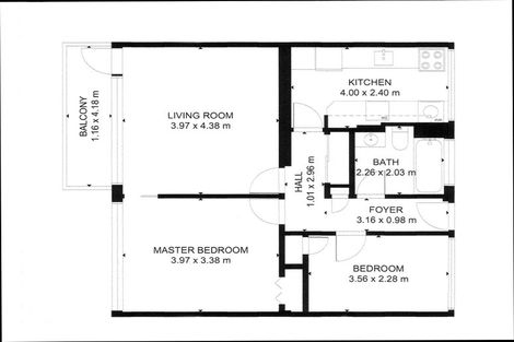 Photo of property in Gateway Apartments, 19 Maida Vale Road, Roseneath, Wellington, 6011