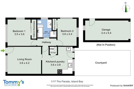 Photo of property in 1/17 The Parade, Island Bay, Wellington, 6023