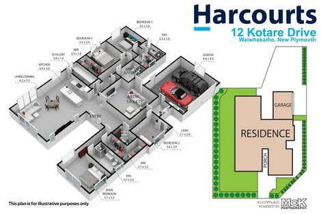 Photo of property in 12 Kotare Drive, Waiwhakaiho, New Plymouth, 4312
