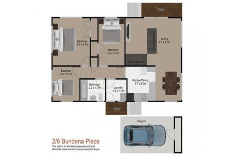 Photo of property in 2/6 Bundena Place, Clendon Park, Auckland, 2103