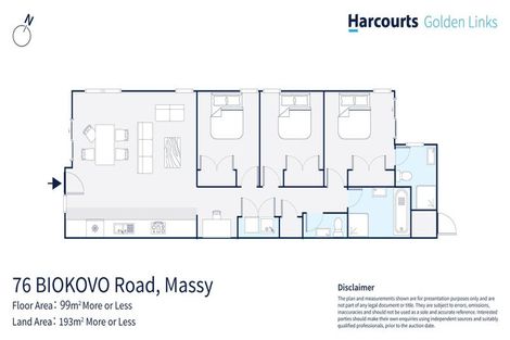 Photo of property in 76 Biokovo Street, Massey, Auckland, 0614