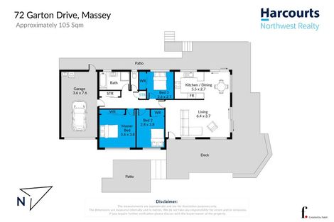 Photo of property in 72 Garton Drive, Massey, Auckland, 0614