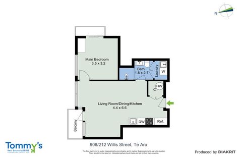 Photo of property in 908/212 Willis Street, Te Aro, Wellington, 6011