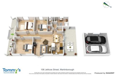 Photo of property in 106 Jellicoe Street, Martinborough, 5711