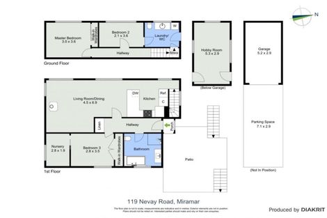 Photo of property in 119 Nevay Road, Miramar, Wellington, 6022