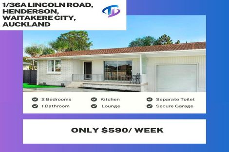 Photo of property in 1/36a Lincoln Road, Henderson, Auckland, 0610