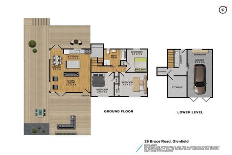 Photo of property in 1/29 Bruce Road, Glenfield, Auckland, 0629