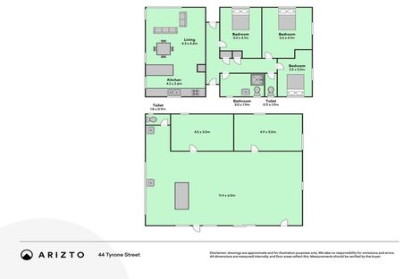 Photo of property in 44 Tyrone Street, Otara, Auckland, 2023