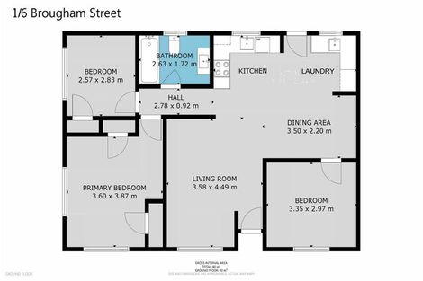 Photo of property in 1/6 Brougham Street, Addington, Christchurch, 8024