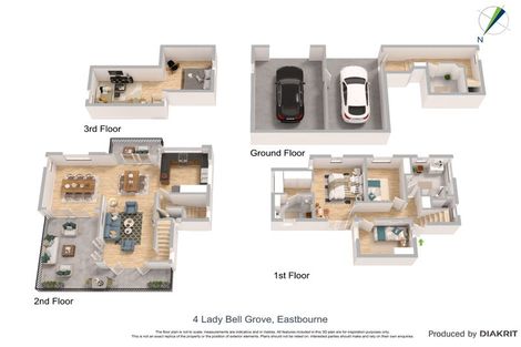 Photo of property in 4 Lady Bell Grove, Lowry Bay, Lower Hutt, 5013