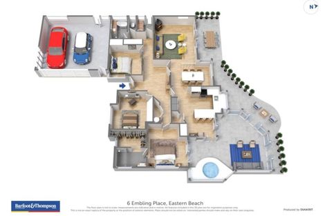 Photo of property in 6 Embling Place, Eastern Beach, Auckland, 2012