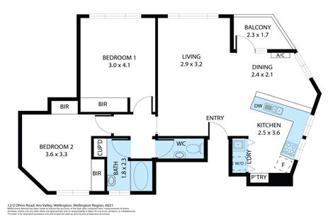Photo of property in Winslow Apartments, 12/2 Ohiro Road, Aro Valley, Wellington, 6021