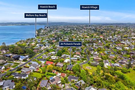 Photo of property in 26 Pickwick Parade, Mellons Bay, Auckland, 2014