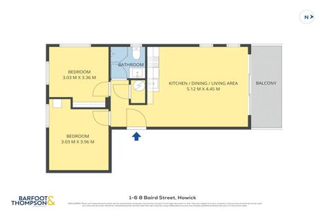 Photo of property in 1/8 Baird Street, Howick, Auckland, 2014