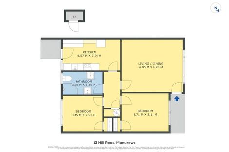 Photo of property in 3/13 Hill Road, Hillpark, Auckland, 2102