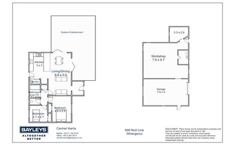 Photo of property in 646 No 2 Line, Fordell, 4572