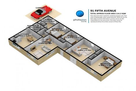 Photo of property in 91 Fifth Avenue, Enderley, Hamilton, 3214