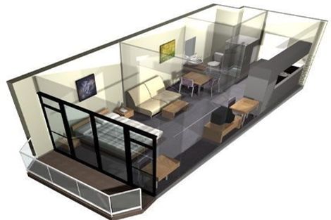 Photo of property in The Imperial Gardens Apartments, 512/135 Hobson Street, Auckland Central, Auckland, 1010