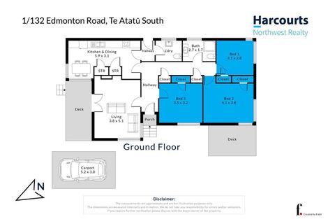 Photo of property in 1/132 Edmonton Road, Te Atatu South, Auckland, 0610