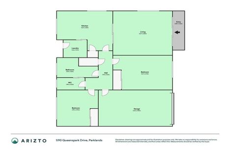 Photo of property in 2/90 Queenspark Drive, Parklands, Christchurch, 8083