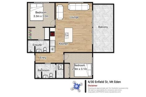 Photo of property in 406/30a Enfield Street, Mount Eden, Auckland, 1024