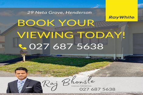 Photo of property in 29 Neta Grove, Henderson, Auckland, 0612
