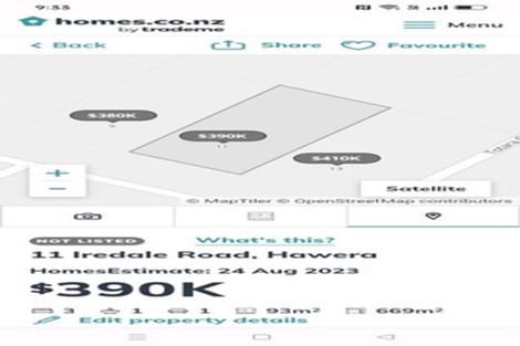 Photo of property in 11 Iredale Road, Hawera, 4610